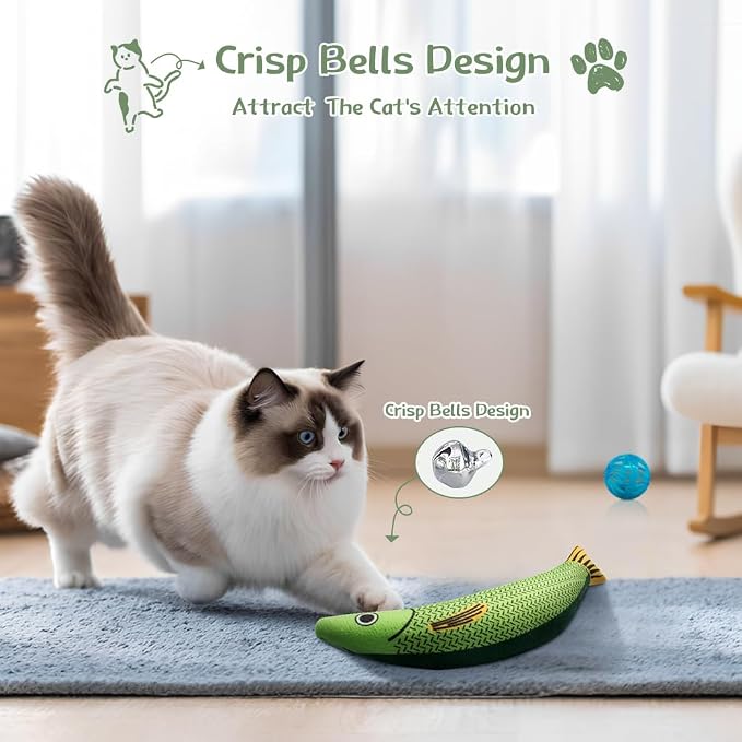 33-Pack Cat Toys for Indoor Cats & Kittens, Interactive Cat Toy | Kitten Toys for Indoor Kittens Set: Jingle Balls, Crinkle Balls, Springs & Catnip - Ideal for Boredom Relief & Self Play - Image 4