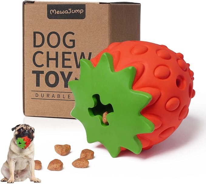 MewaJump Dog Rubber Chew Toys,Treat Food Dispensing Toy Puzzle Toys Ball - Image 4