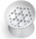 Ceramic Slow Feeder Cat Bowl, 2 Cups Tilted Elevated Honeycomb Food Dish | Premium Ceramic Material, Suitable For Dry And Wet Food, Honeycomb Structure Reduces Vomiting & Bloating For Cats by Unknown