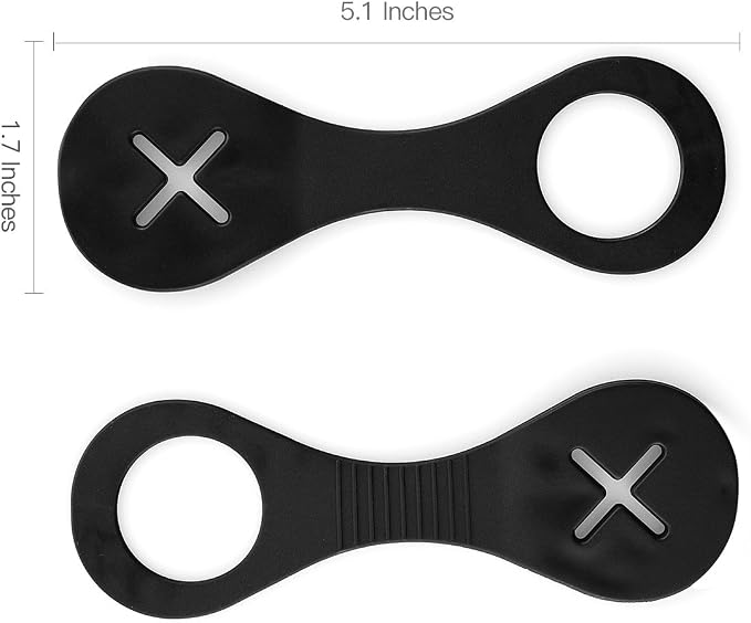 Okydoky Dog Poop Bag Holder Leash Waste Carrier Holder Bicycle (2 Pack) - Image 3