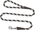 Mendota Pet Snap Leash - British-Style Braided Dog Lead, Made in The USA - Sandstone, 1/2 in x 6 ft - for Large Breeds by MendotaPet