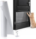 Anti Cat Scratch Furniture Protector Roll, Clear Self Adhesive Film | 160" × 12.4" Cut to Fit PVC, Protects Sofas, Chairs, Doors & Hardwood, Strong Adhesive, Residue Free Removal by VISTACOSTORE