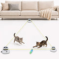 Automatic Cat Toy for Indoor Cats, Interactive Cat Chase Toy with Moving Feather Lure, DIY Floor Route Kit, Rechargeable Self-Play Cat Exercise Toy by Clawtastic