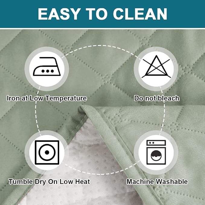 Turquoize 100% Waterproof Sofa Covers Chair Cover Slipcover Couch Protector Triple Non-Slip Sofa Slipcover for 1 Cushion Furniture Protector for Pets, Kids,Dog (Chair 23", Sage) - Image 6