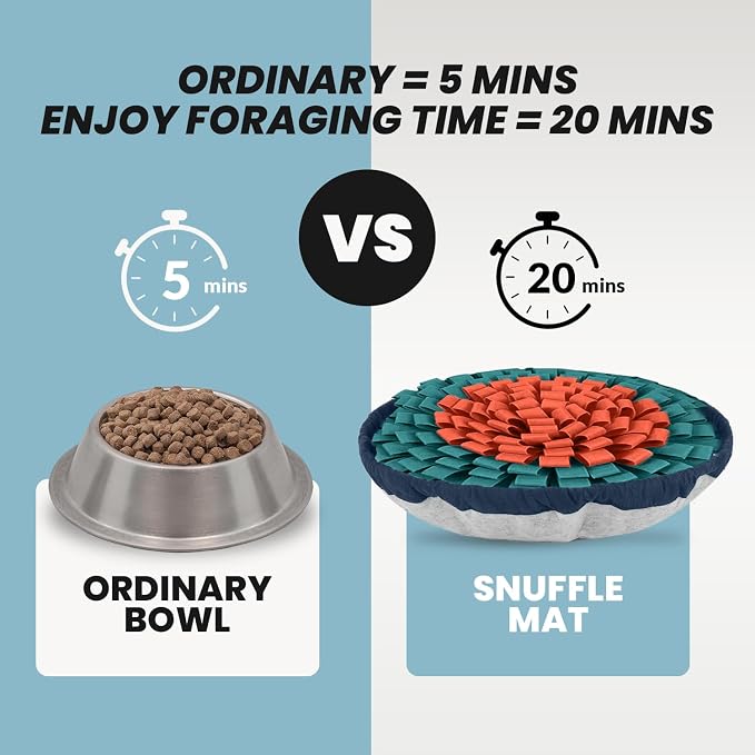 PET ARENA Snuffle Mat Dog Puzzle Toy Slow Feeder for Training & Enrichment | Promotes healthy habits with nose work activities reducing boredom while supporting focus engagement daily exercise routines - Image 7