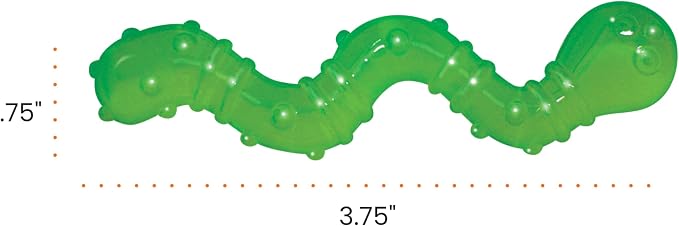 Catstages OrkaKat Wiggle Worm Dental Cat Chew Toy with Catnip, 3.8" | Supports Clean Teeth & Massages Gums, Lightweight & Bouncy, Bat & Chase, Encourages Healthy Chewing, Cats & Teething Kittens - Image 9