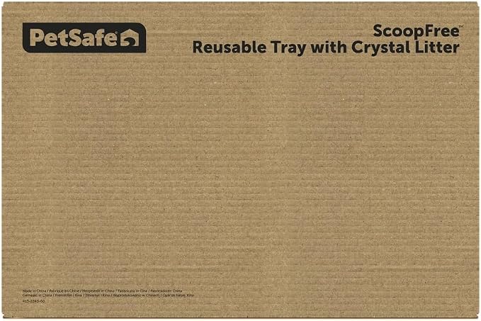 PetSafe Official ScoopFree Complete Reusable Tray - Includes 4.3 lb of Premium Blue Crystal Litter - Compatible with All ScoopFree Complete Automatic Self Cleaning Litter Box Systems - Image 6