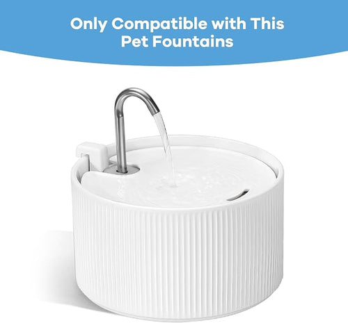 (18 Pack)6 Sets Ceramic Cat Water Fountain Replacement Filters, Pet Fountain Replacement Filters for 2.2L/74OZ - Image 2