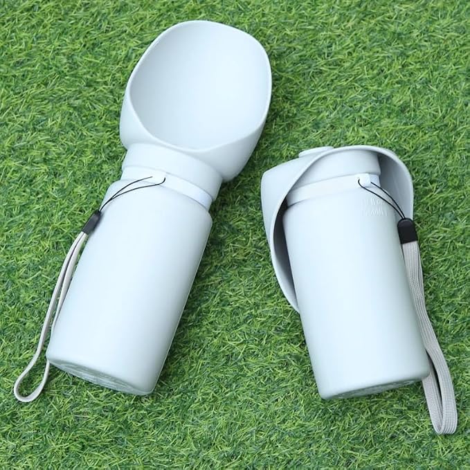 Portable Pet Dog Water Bottle with Silicone Feeder Bowl, for Walking, Hiking, Outdoor Use - Image 3