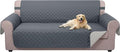 U-NICE HOME Reversible Couch Cover for Dogs, Dark Blue/Light Grey | 68''Sofa Cover Washable, Pet Friendly, Elastic Straps, Water Repellent, Furniture Protector Mat for 3 Cushion Couch by U-NICEHOME