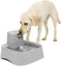 PetSafe Oasys Pet Fountain, 2 Gallon (256 oz), Cats, Dogs & Multi-Pet Homes | Adjustable Water Flow, Whisker-Friendly Tray, Dishwasher-Safe, Replaceable Carbon & Foam Filters Included by PetSafe