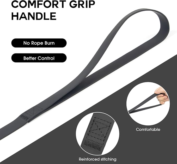 Wolfone Waterproof Dog Leash 30FT Long Line Training Recall Lead | 30FT Dog Leash Durable PVC coated leash with easy clean surface ideal for recall training, camping, hunting and walking - Image 6