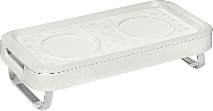 OXO Pet Adjustable Elevated Feeder | Keeps Dog Bowls Elevated, 2 Adjustable Heights Settings, Non-Slip Feet, Ideal for Food, Water, Dog & Cat Bowls by Unknown