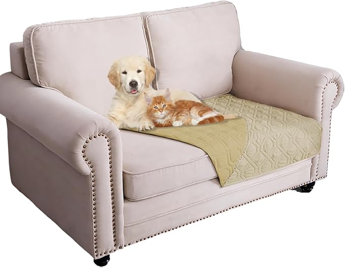 Ameritex Waterproof Dog Bed Cover Pet Blanket for Furniture Bed Couch Sofa Reversible by Ameritex