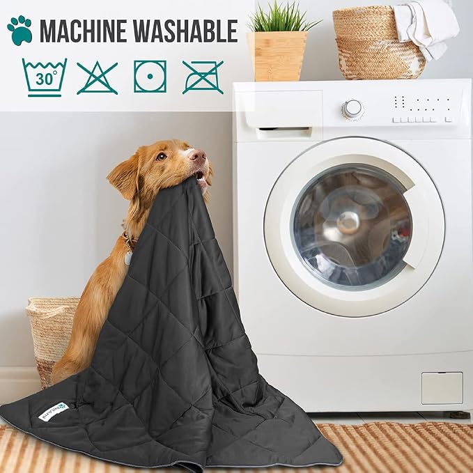 PetAmi Premium Cooling Dog Blanket | Lightweight Fluffy Pet Throw Blanket Bed Cover for Dogs, Cat, Puppies | Pet Blanket Furniture Protector Couch Sofa | Reversible Fuzzy Cozy | 60x80, Grey - Image 5