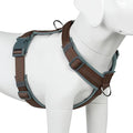 Plutus Pet No Pull Dog Harness, Adjustable Nylon Harness with Soft Padding | Reflective with Front Clip, Heavy Duty for Training and Walking, for Small Medium Large Dogs, Chocolate, M by PLUTUSPET