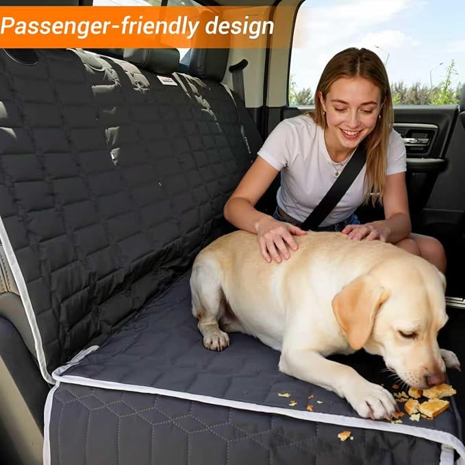 Reliadura Relidura Bench Seat Cover for SUV Waterproof Seat Cover for Dogs in Car Non-Slip Dog Car Seat Cover for Back Seat Heavy Duty Protector for Rav4/CRV/Subaru Rear Seat Covers for SUVs - Image 2