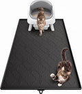 Pawtners Cat Litter Mat Extra Large 42" X 30", Easy to Clean | Non-Slip Kitty Litter Mat for Floor, Waterproof & Urine-Proof Cat Litter Mat Litter Trapping Mat, Soft on Kitty Paws by Pawtners