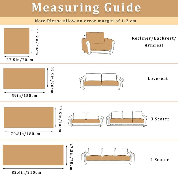 100% Waterproof Fuzzy Couch Cover for Dogs, Washable Non-Slip Pet Couch Covers for Sofa, Soft Thick Furniture Protector Sofa Slipcover Mat for Dogs (Brown, 27.5" x 59") - Image 7