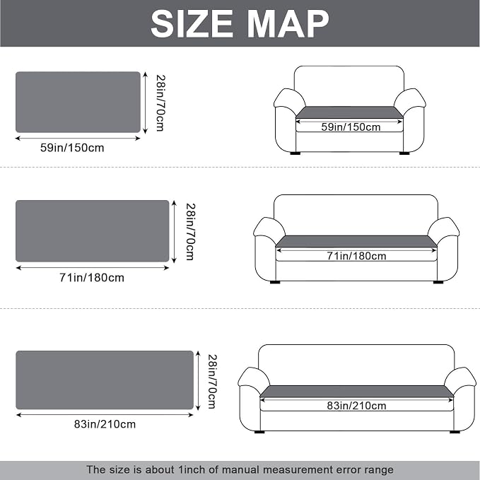 Waterproof Dog Couch Cover, Non Slip Pet Sofa Protector, Thick Fuzzy Couch Cover for Dogs, Machine Washable Furniture Protector, Scratch Resistant Pet Couch Mat(Dark Gray, 28" x 83"/70 x 210cm) - Image 2