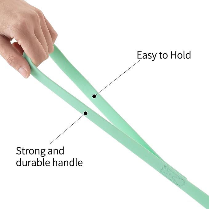 Waterproof Long Leash Durable Dog Recall Training Lead Great for Outdoor Hiking, Training, Yard, Beach and Swimming (Light Green, 15ft) - Image 4