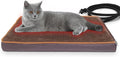 NAMOTEK Outdoor Heated Pet Bed for Cats Dog in Winter with Orthopedic Foam Base Auto Constant Temperature Electric Heating Pad & Waterproof Liner for Dog House Cabin Cot Doorway(19.7"Lx15.7"Wx1.7"Th) by NAMOTEK