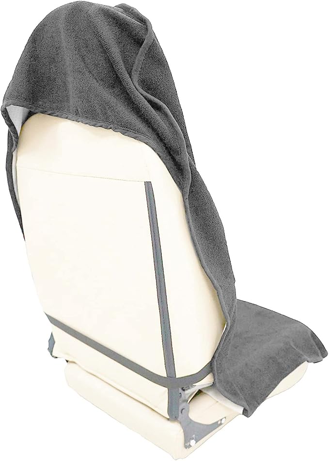Car Seat Cover Protector Front Seats,for Gym Workout,Running,Swimming,Beach and Hiking,Waterproof Sweat Towel Bucket Seat Covers for Cars SUV Trucks (Grey, 2Pcs) - Image 7