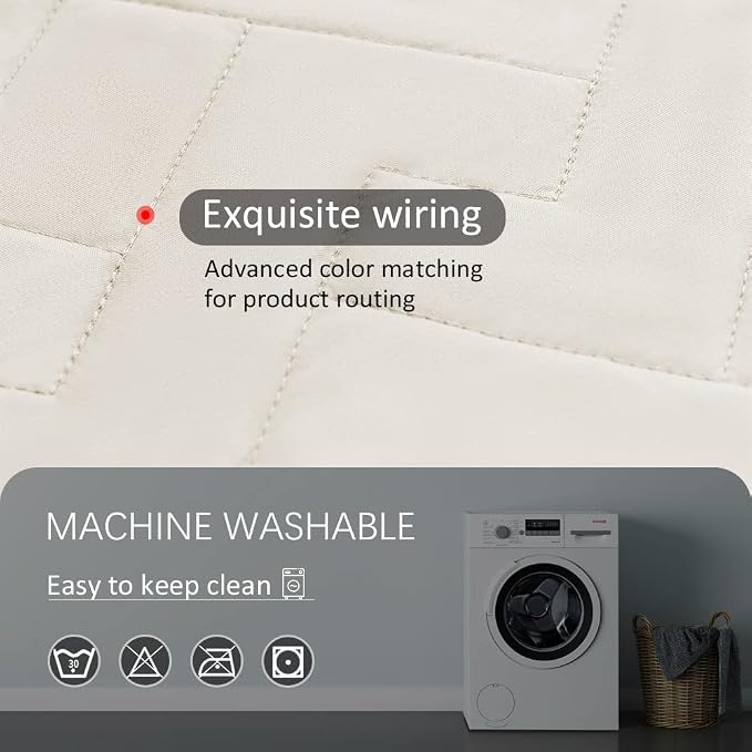 fuguitex Waterproof Dog Bed Cover Couch Cover for Pet Anti-Slip Cat Mat Pet Pad Blanket for Sofa Chair Recliner Bed Furniture Protrctor - Image 5
