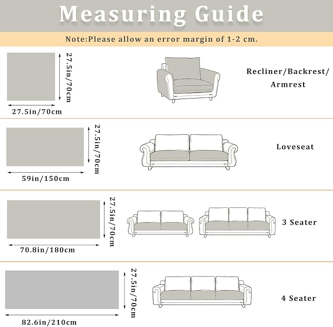 100% Waterproof Fuzzy Couch Cover for Dogs, Washable Non-Slip Pet Couch Covers for Sofa, Soft Thick Furniture Protector Sofa Slipcover Mat for Dogs (Light Gray, 27.5"x70.9") - Image 7