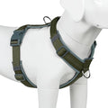 Plutus Pet No Pull Dog Harness, Adjustable Nylon Harness with Soft Padding | Reflective with Front Clip, Heavy Duty for Training and Walking, for Small Medium Large Dogs, Ranger Green, L by PLUTUSPET