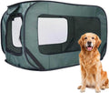 36 Inch Foldable Dog Kennel for Large Dogs, Portable Waterproof Pop-Up Pet Crate, Indoor Outdoor Travel Car Seat Kennel (Green) by Unknown