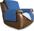 Easy-Going Reversible Couch Cover, Oversized Recliner, Blue/Ivory | Machine Washable Slipcover For Dogs, Water Resistant Furniture Mat For Living Room, Non-Slip Sofa Cover, Pet Friendly by Easy-Going