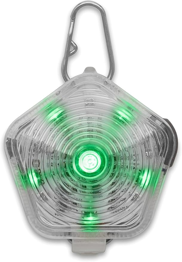 Ruffwear, Beacon Safety Light for Dogs, Rechargeable, Clear Lake | Durable & Waterproof, High Performance Safety Light Visible in Low-Light Conditions or Inclement Weather, 3 LED Color Options - Image 9