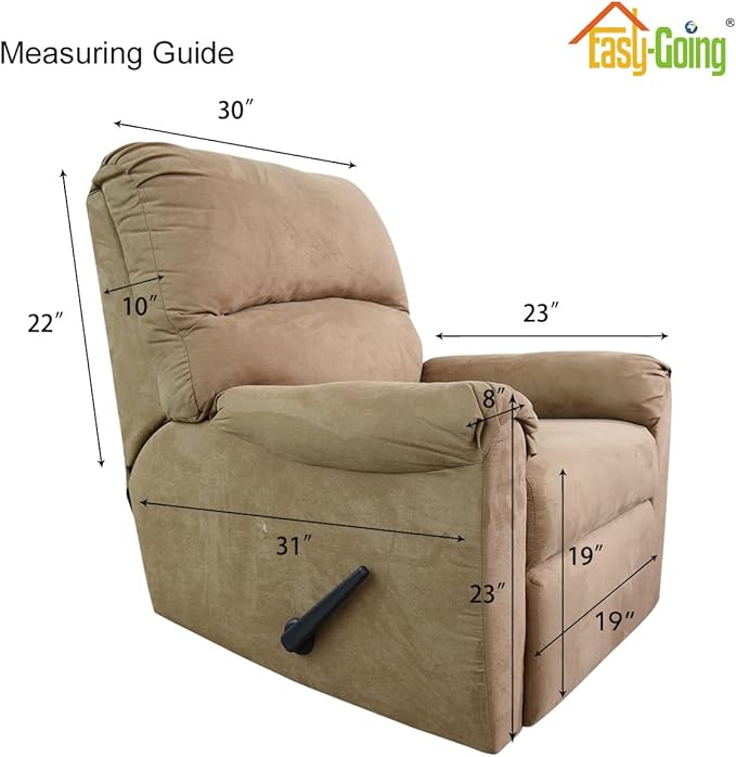 Easy-Going Reversible Couch Cover, Recliner 19 in, Navy/Ivory | Machine Washable Slipcover For Dogs, Water Resistant Furniture Mat For Living Room, Non-Slip Sofa Cover, Pet Friendly - Image 6