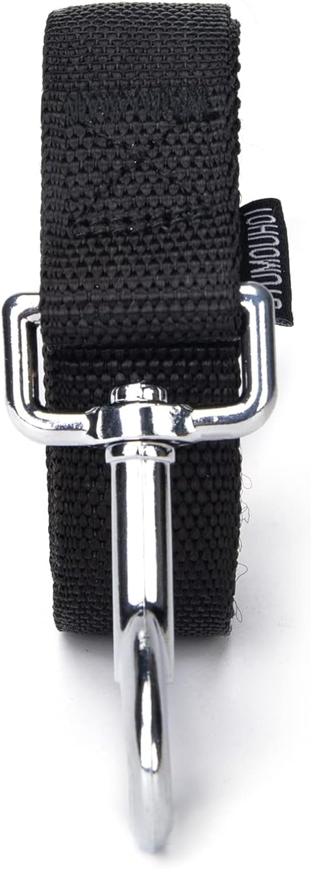 Strong Durable Nylon 10ft Long Dog Training Leash, Traction Rope, 1 Inch Wide, for Small and Medium Dog (Black, 10 Feet) - Image 9