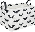 Halloween Batman Basket,Collapsible waterproof storage basket,Batman toy decor,Cute toy storage box Empty for kids,Organizer Containers for Kids Toys,bat room decor(Black bats) by FXOCSHE