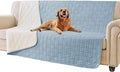 Tcksstex Waterproof and Anti-Slip Dog Bed Cover and Pet Blanket Sofa Pet Bed Mat ，car Incontinence Mattress Protectors Furniture Couch Cover for Most Cats Dogs, Pets（52x82-Stoneblue） by TcksstexFauxFurDogBedCover
