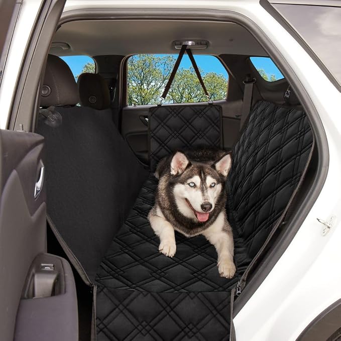 Meadowlark Dog Car Seat Cover, Heavy Duty Hammock, XL Trucks, Black - Image 5