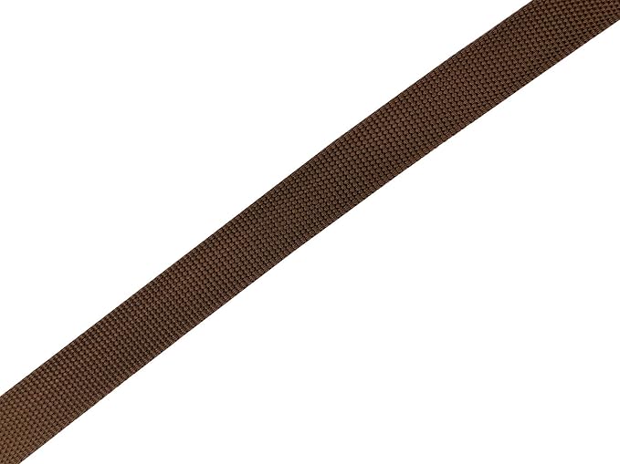 Nylon Dog Leash 4 Ft 5 Feet 6 Foot Long, Walking Training Dog Leashes for Medium Large Dogs, 1 Inch Wide (1" X 6 ft, Brown) - Image 5
