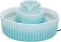 Ceramic Cat Water Fountain, 2.1L/71oz Cupcake Pet Water Fountain | Gradient Blue Automatic Pet Water Fountain For Cats & Dogs, Double Filtration, Easy To Clean, 360° Circulating Water Design by Waatoos