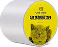 One Sight Single Sided Anti Scratch Cat Tape for Furniture, Clear PVC | Cat Scratch Furniture Protector for Couch, Carpet & Door Protection, Residue-Free, Easy Application, 4 In x 30 Yards by OneSight