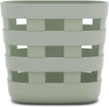 Lalo Bath Time Storage Bin, Removable Drying Bin for Bathtub | Bathtub Storage to Keep Items Organized and Dry, Secure Wall Attachment for Shower or Bath, Non-Toxic Plastic, Sage by Lalo