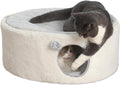 Sunhoo Elevated Cat Beds for Indoor Cats Enclosed House Hideaway Raised Kitty Hammock Large with Washable Cover Kitten Cave Pet Hut Puppy Condo Cubby Plush Cushion Easy Assembly 23.6 * 17.7 * 10.6in by Sunhoo