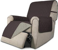 Easy-Going Reversible Couch Cover, Recliner 19 in, Chocolate/Beige | Machine Washable Slipcover For Dogs, Water Resistant Furniture Mat For Living Room, Non-Slip Sofa Cover, Pet Friendly by Easy-Going