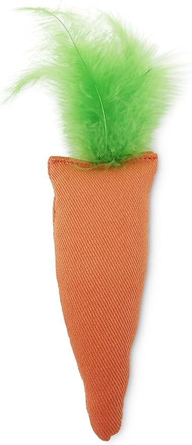OurPets 100-Percent North American Catnip Filled Carrot Cat Toy 24 Karat by OurPets