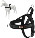Plutus Pet No Pull Dog Harness for Medium Sized Dog, Breathable Mesh Padded | Adjustable Reflective with Handle, Escape Proof, Quick Fit Pet Vest, Front Clip, for Training and Walking, Black, M by PLUTUSPET
