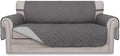 Easy-Going Sofa Slipcover Reversible Loveseat Sofa Cover Couch Cover for 2 Cushion Couch Furniture Protector with Elastic Straps for Pets Kids Dog Cat (Oversized Loveseat, Gray/Light Gray) | Oversized Loveseat Slipcover For Dogs, Water Resistant Mat, L... by Easy-Going