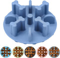 Soft Silicone Anti-Choking Puzzle Feeder Insert - Compatible with Regular Elevated Dog Bowls, Anti-Slip Slow Down Eating Insert by Animire