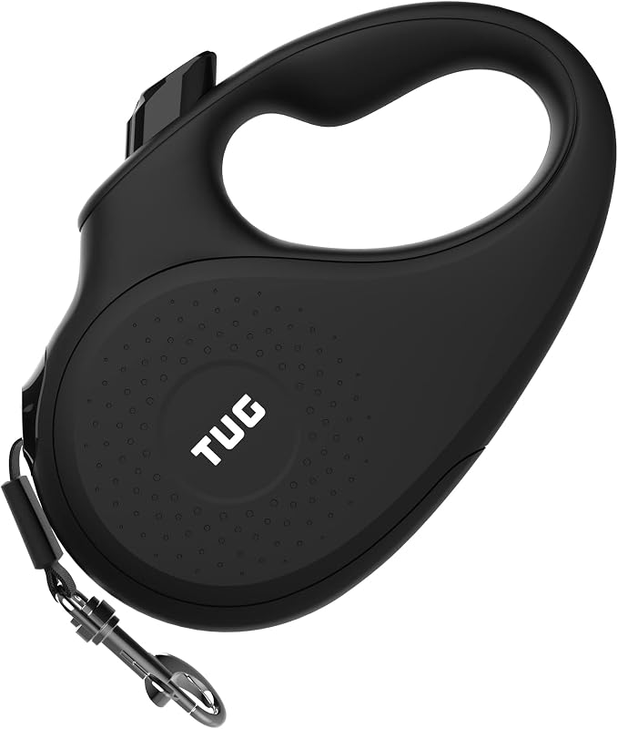 TUG Monochrome XL Retractable Dog Leash, 26 ft (Extra Large, Black) | 360° Tangle-Free Retraction, 26 ft Tape, Quick Thumb Lock, Anti-Slip Handle, For Dogs Under 110 lbs - Image 6