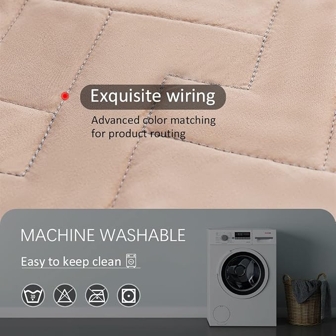 fuguitex Waterproof Dog Bed Cover Couch Cover for Pet Anti-Slip Cat Mat Pet Pad Blanket for Sofa Chair Recliner Bed Furniture Protrctor - Image 5